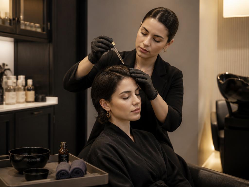 Nourishing hair treatment products at Dhun Unisex Salon Kharghar