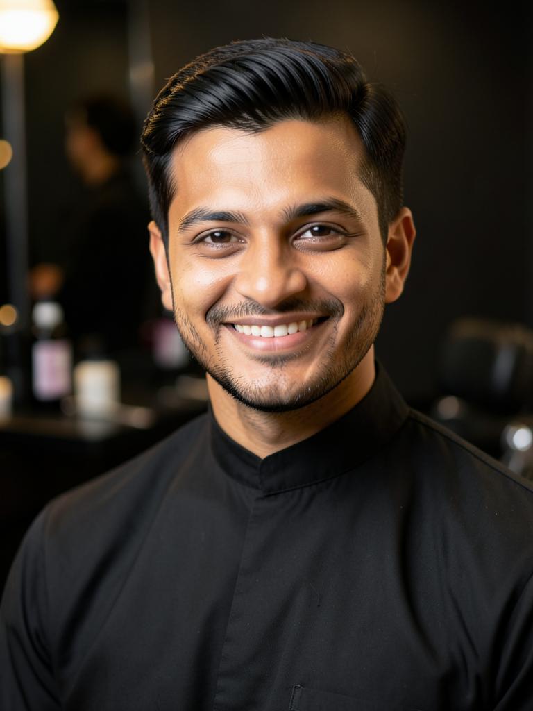 Sanjay Singh, hair extension and patch expert at Dhun Unisex Salon Kharghar